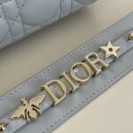 Replica Lady Dior Sky Blue Abc - designer handbag clone