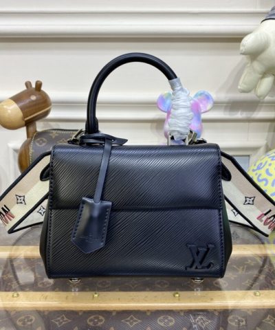 Fake Louis Vuitton Cluny Mini Black - 1:1 premium replica handbag