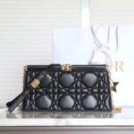 Replica Dior Miss Caro Noire Clutch