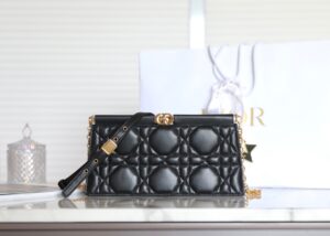 Fake Dior Miss Caro Noire Clutch - premium superclone handbag