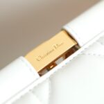 Replica Dior Miss Caro Noire Clutch White