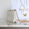 Replica Dior Miss Caro Noire Clutch White - elite factory replica handbag
