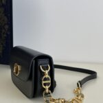 Αντίγραφο Dior 30 Montaigne Avenue Black - τσάντα ρεπλίκα ελίτ εργοστασίου