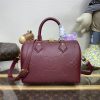 Fake Louis Vuitton Speedy Bandouliere 25 Bordeaux - 1:1 premium replica handbag
