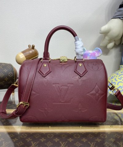 Fake Louis Vuitton Speedy Bandouliere 25 Bordeaux - 1:1 premium replica handbag