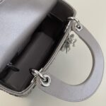 Replica Lady Dior Mini Satin Grey