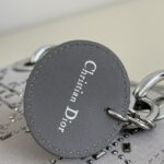Replica Lady Dior Mini Satin Grey