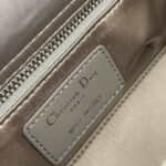 Replica Lady Dior Mini Satin Grey - 1:1 premium replica handbag