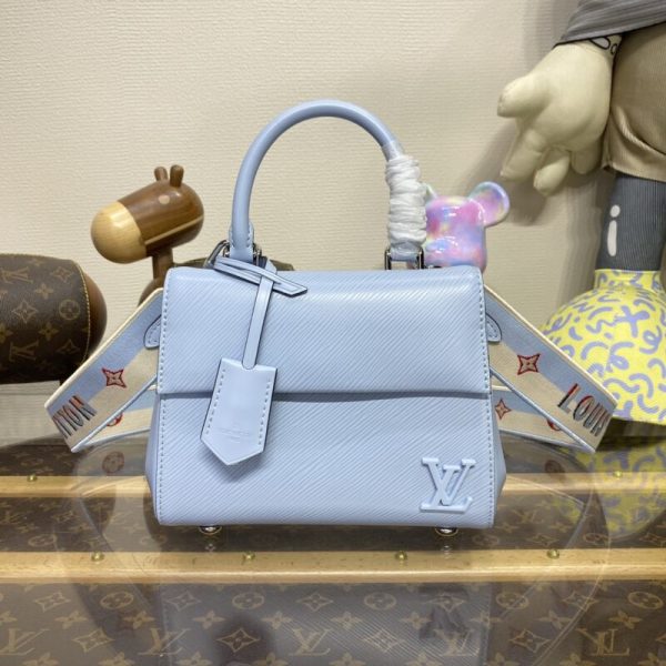Replica Louis Vuitton Cluny Mini Sky Blue - high-quality designer bag dupe