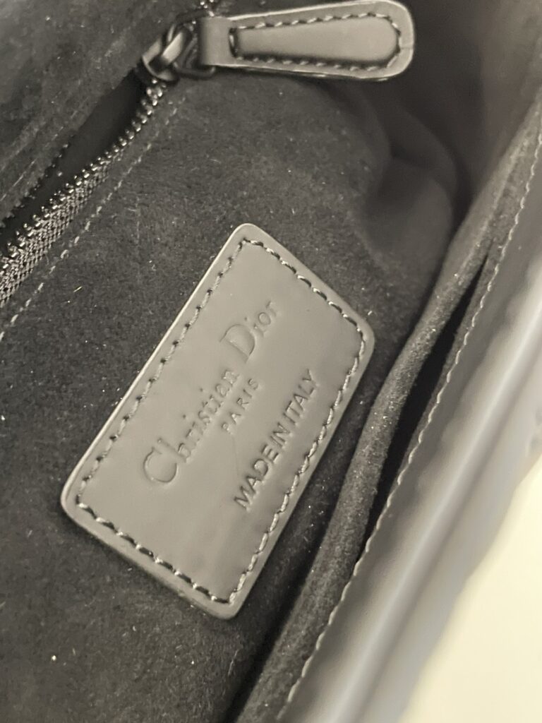 Lady Dior Matte Black ABC - Image 4