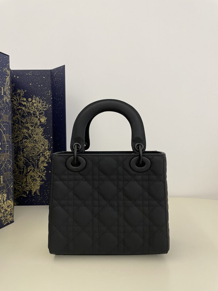 Lady Dior Matte Black ABC - Image 5