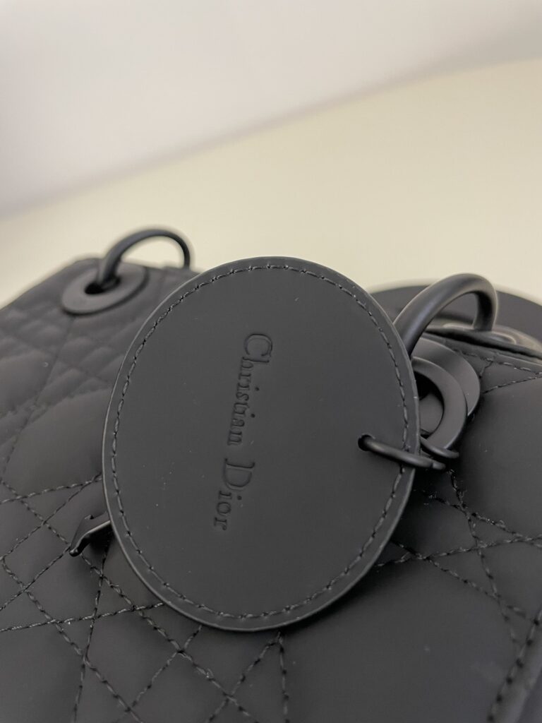 Lady Dior Matte Black ABC - Image 6
