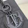 Fake Lady Dior Matte Black Abc - best quality fake designer bag