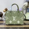 Replica LV Onthego PM Green - top-grade luxury bag dupe