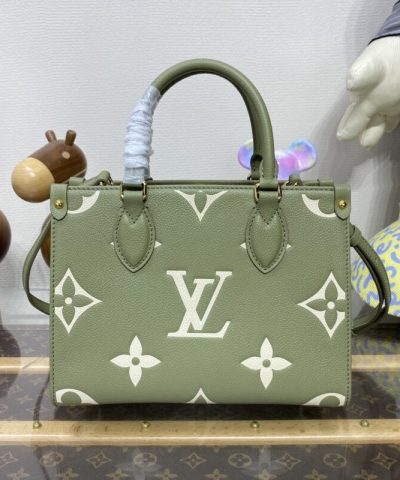 Replica LV Onthego PM Green - top-grade luxury bag dupe