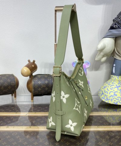 Fake Louis Vuitton Carry All Green - top-grade luxury bag dupe