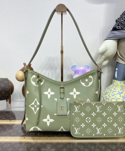 Fake Louis Vuitton Carry All Green - high-quality designer bag dupe