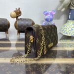 Replica Louis Vuitton Wallet On Chain Lily Brown - high-quality designer bag dupe
