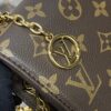 Replica Louis Vuitton Wallet On Chain Lily Brown - ultra-realistic fake purse