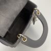 Fake Lady Dior Mini Satin Grey - best quality fake designer bag