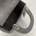Replica Lady Dior Mini Satin Grey
