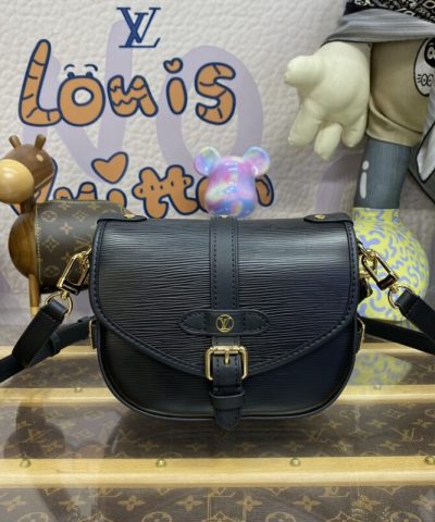 Replica Louis Vuitton Saumur Black - high-end replica designer purse