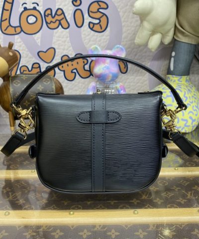 Replica Louis Vuitton Saumur Black - top-grade luxury bag dupe