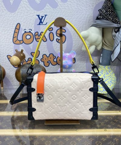 Fake Louis Vuitton Side Trunk White - premium superclone handbag