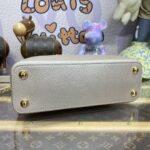 Replica Loius Vuitton Capucines Golden Grey
