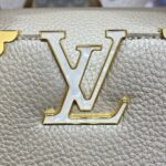 Replica Loius Vuitton Capucines Golden Grey