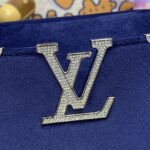 Replica Loius Vuitton Capucines Blue Velvet - high-quality designer bag dupe