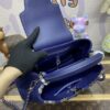 Fake Loius Vuitton Capucines Blue Velvet - 1:1 premium replica handbag