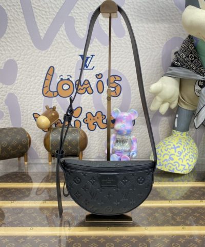 Fake Louis Vuitton Moon Crossbody Full Black - ultra-realistic fake purse