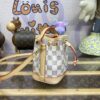 Fake Louis Vuitton Nano Noe White Grid - high-quality designer bag dupe