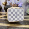 Fake Louis Vuitton Nano Noe White Grid - high-end replica designer purse