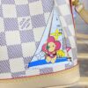 Fake Louis Vuitton Nano Noe White Grid - 1:1 premium replica handbag