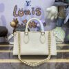 Fake LV Onthego East West White - premium superclone handbag