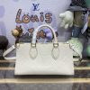 Fake LV Onthego East West White - premium superclone handbag
