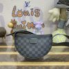 Replica Louis Vuitton Moon Crossbody Black Grid - 1:1 premium replica handbag