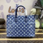 Replica LV Onthego Blue Denim - high-end replica designer purse
