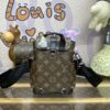 Replica Louis Vuitton Nano Christopher Backpack Brown - ultra-realistic fake purse