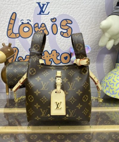 Fake Louis Vuitton Atlantis Dark Brown - top-grade luxury bag dupe