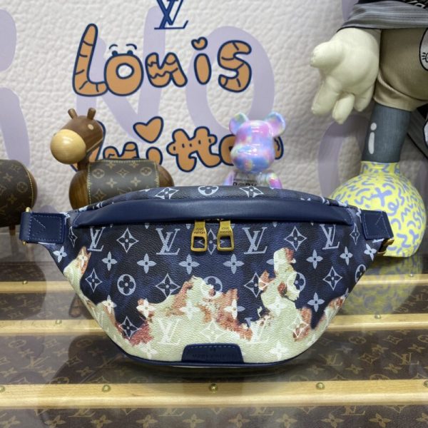 Replica Louis Vuitton Bumbag Discovery Blue Fire - 1:1 premium replica handbag
