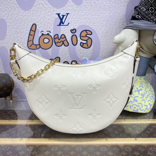 Replica Louis Vuitton Loop Hobo White - high-end replica designer purse