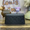 Fake Louis Vuitton Wallet On Chain Metis Black - ultra-realistic fake purse