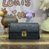 Fake Louis Vuitton Wallet On Chain Metis Black - top-grade luxury bag dupe
