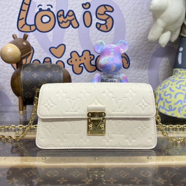 Replica Louis Vuitton Wallet On Chain Metis White - premium superclone handbag