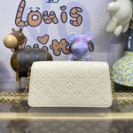 Replica Louis Vuitton Wallet On Chain Metis White