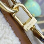 Replica Louis Vuitton Speedy Bandouliere 25 White Wool