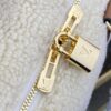 Fake Louis Vuitton Speedy Bandouliere 25 White Wool - best quality fake designer bag